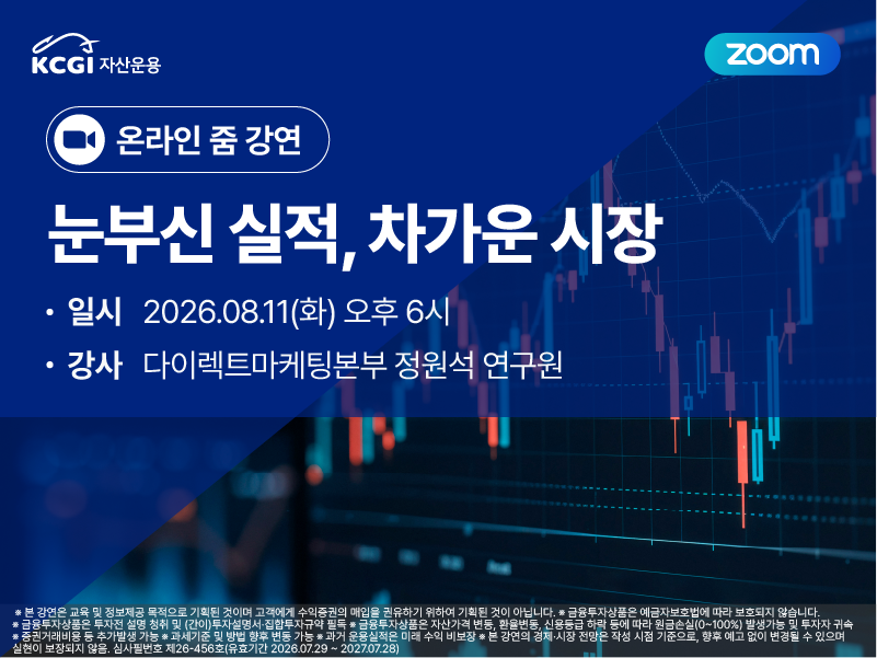 눈부신 실적, 차가운 시장